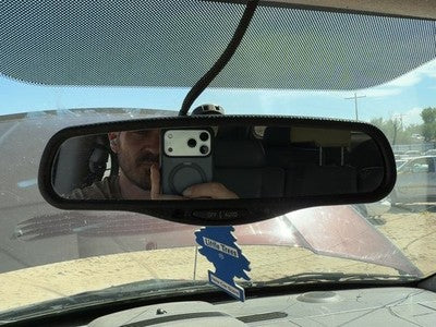 2004 Dodge Durango Inside Rear View Mirror Oem Windshield Mounted