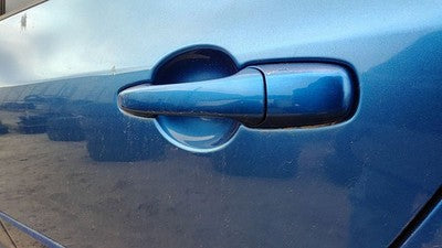 2004-2009 Mazda 3 Driver Left Rear Outside Door Handle Oem Back 27B Winning Blue