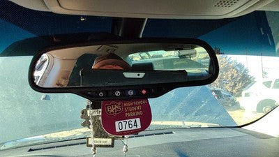 2005-2009 Cadillac Sts Inside Rear View Mirror Oem Windshield Mounted 15850531