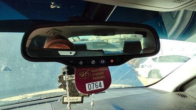2005-2009 Cadillac Sts Inside Rear View Mirror Oem Windshield Mounted 15850531