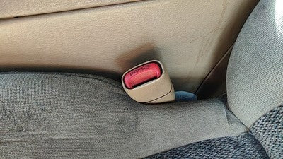 2000-2003 Dodge Durango Driver Left Front Seat Belt Buckle Receiver Oem Tan
