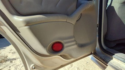 00-05 Grand Am Driver Left Rear Door Trim Panel With Switches Back Dark Taupe