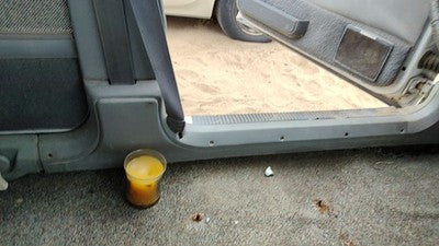 1992 Jeep Cherokee Driver Left Lower Sill Step Moulding Trim Panel Oem Gray