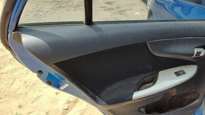 09 10 Corolla Driver Left Rear Inside Door Trim Panel Wth Switches Back Charcoal