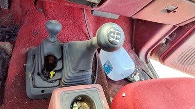 90 Bronco 2 Floor Shifter Lever Oem Shift 5 Sped Manual Transmission Red At 4X4