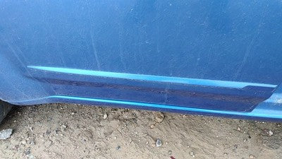 08-14 Avenger Passenger Right Rear Moulding From Door Back Trim Strip Blue Pbd