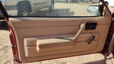 1985 Pontiac Sunbird Driver Left Door Trim Panel Manual Windows Oem Tan