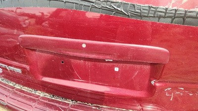 Chevy Venture License Plate Trim Surround Panel Oem Tail Trunk Finish Red 72U