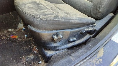 2010 Fusion Driver Left Side Power Seat Switch With Trim Panel Dw Charcoal Black