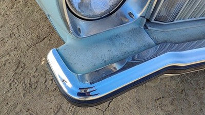 74-75 Supreme Passenger Right Front Fender Filler Moulding Trim Strip Blue