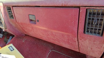 1988 Ford F150 Glove Box Assembly Complete Door With Latch Oem Red