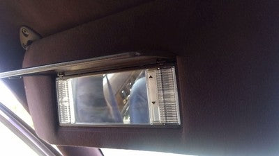 1993 Cadillac Fleetwood Driver Left Sun Visor Oem Maroon
