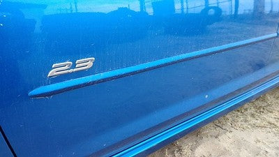 04-06 Mazda 3 Driver Left Front Moulding From Door Trim Strip 27B Winning Blue