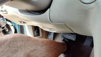 1998-00 Cadillac Seville Lower Dash Under Column Knee Bolster Trim Panel Tan 503