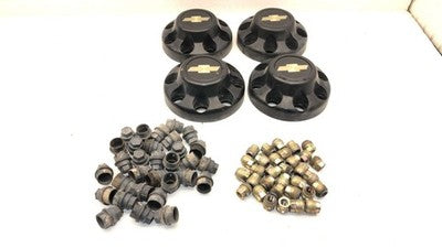 1996-2002 Chevy Express Van 2500 Set Of 4 Center Caps Lug Nuts Oem 46268
