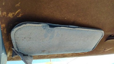 1985 Pontiac Sunbird Driver Left Sun Visor 2Dr Oem Blue
