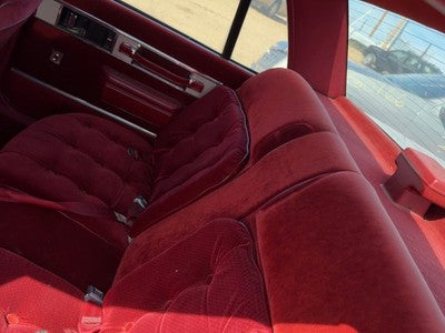 86 88 Complete Set Of Rear Seat Belts Retractor Buckle Left Right Back Oem Red