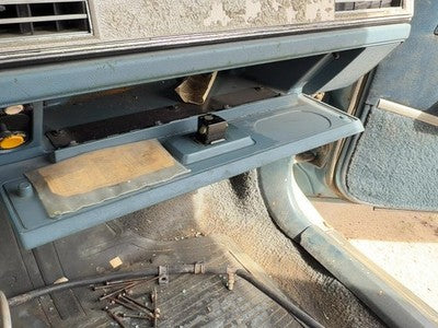1986 Olds 88 Glove Box Assembly Complete Door With Latch Oem Blue