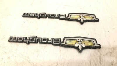 1986 Chevy Caprice Brougham Emblem Pair Sail Panel Badges Oem Set