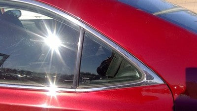 10-12 Lexus Hs250h Hybrid Driver Left Rear Vent Window Back Door Glass Wih Frame