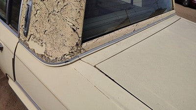 1980 Cadillac Deville Chrome Trim Set Below Back Glass Oem Strip