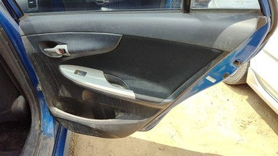 09 10 Corolla Passenger Right Rear Inside Door Trim Panel With Switches Back