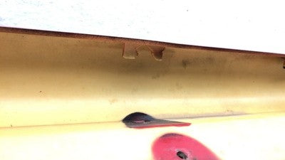 1993 Grand Prix Driver Left Lower Rocker Panel Moulding Side Skirt 2 Door Red