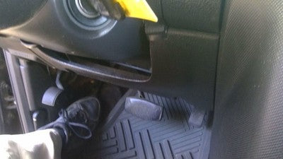 06-10 Mercury Mountaineer Lower Dash Under Column Knee Bolster Trim Panel Black