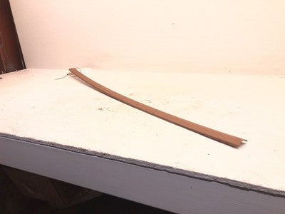 1975 Chevy C10 Pickup Trim Above Windshield Saddle Tan Oem Strip