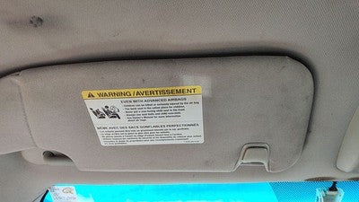 2010-2012 Ford Fusion Driver Left Sun Visor Oem Ae5Z5404105Aa