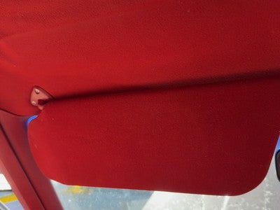 1986 Olds 88 Driver Left Sun Visor Oem Red