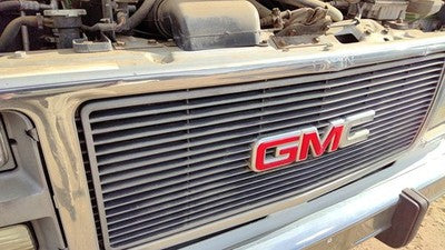 1992-1996 Gmc Van 3500 Front Center Grille Assembly Oem White 15667813