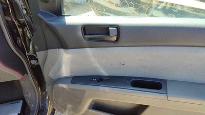 07-09 Sentra Passenger Right Front Door Trim Panel With Switches Charcoal W