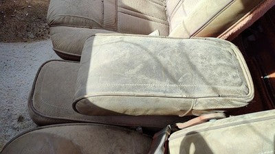1984 Jeep Grand Wagoneer Center Arm Rest Jump Seat Oem Brown