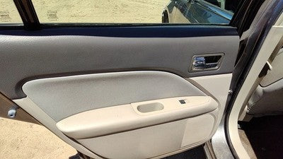 10-12 Ford Fusion Driver Left Rear Door Trim Panel With Switches Back Black Dl