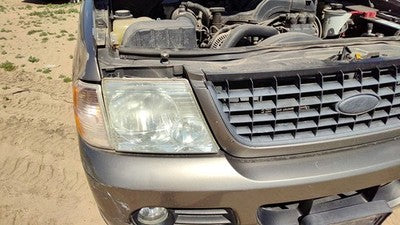 2002-2005 Ford Explorer Complete Header Panel Assembly Grille Headlights Oem