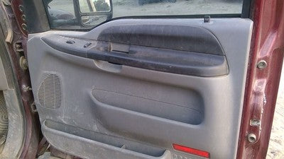 2005-2007 F350 Super Duty Passenger Right Front Inside Door Trim Panel Only Gray