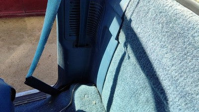 1995 Ford F150 Passenger Right B Pillar Trim Panel Standard Cab Oem Blue