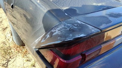 1987-1990 Chevy Camaro Driver Left Rear Spoiler End Cap Oem Black 10065173