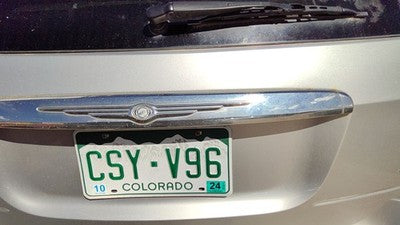 07 Pacifica License Plate Trim Surround Panel Oem Tail Trunk Finish Chrome