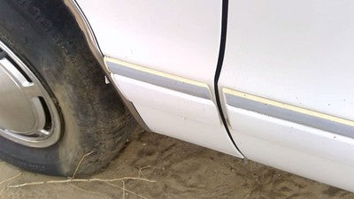 1994 Chevy Caprice Driver Left Moulding From Fender Oem Trim Strip White
