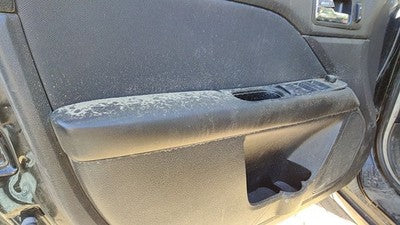 10-12 Fusion Driver Left Front Door Trim Panel With Master Switch Charcoal Black