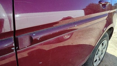 06-09 Accent Driver Left Rear Moulding From Door Back Strip 5R Wine Red 4 Door