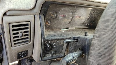 94-95 Jeep Grand Cherokee Trim Bezel Below Speedometer Dash Surround Panel Gray