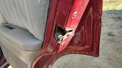 1993 S10 Blazer Passenger Right Rear Door Latch With Rods/Cables Oem Back