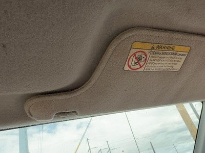 1998 Isuzu Rodeo Passenger Right Sun Visor Oem