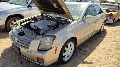 2004-2005 Cadillac Cts Engine Oil Pan With Good Drain Plug Oem 3.6L 12610144