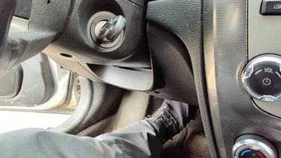10-12 Ford Fusion Lower Dash Under Column Knee Bolster Trim Panel Charcoal Fw