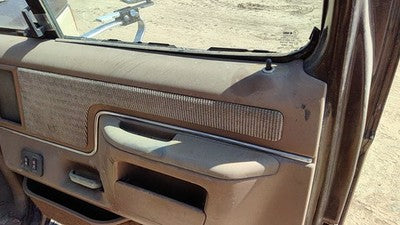 1988 Ford F150 Passenger Right Front Inside Door Trim Panel With Switches Tan
