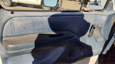 1996 Ford F350 Driver Left Front Inside Door Trim Panel Manual Windows Blue